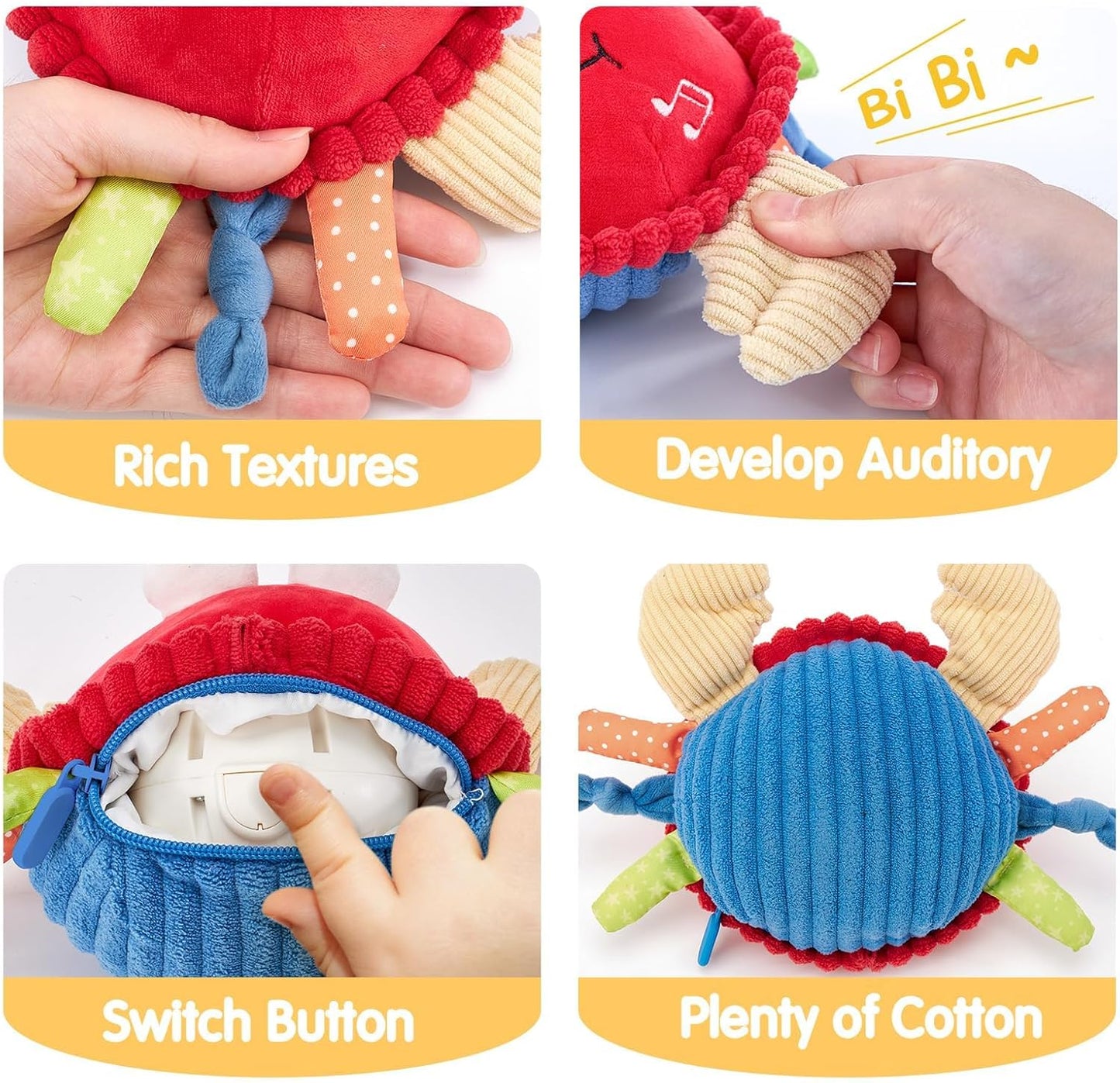 Musical Learning Crab Plush